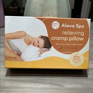 Alieva Spa Relieving Cramp Pillow Lavender - New/Never Opened